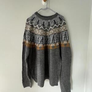 Marks and Spencer x SLMan Christmas Fair Isle Crew Neck Jumper – Size XL